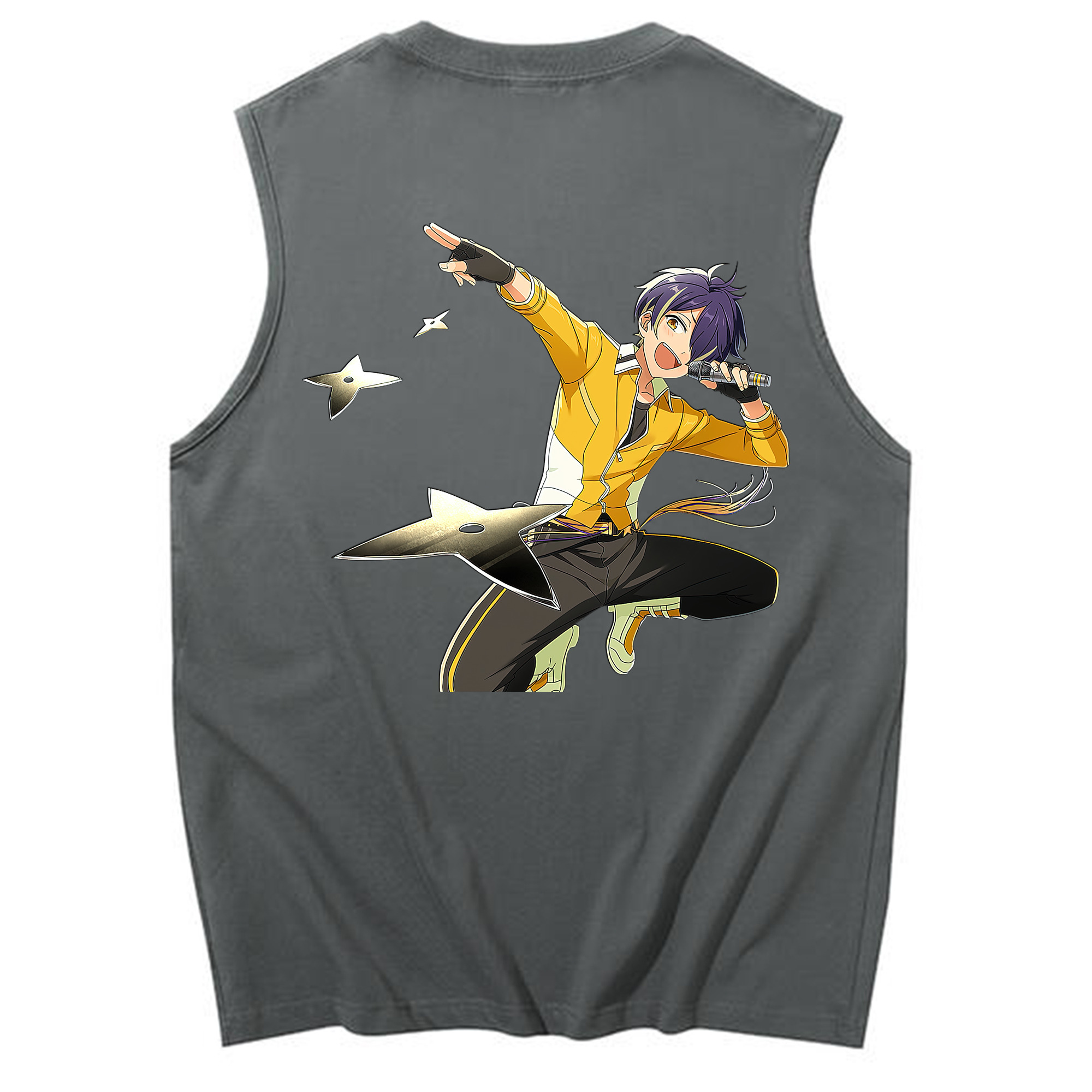 （画像用） あんさんぶるスターズ! Ensemble Stars コットン100％タンクトップ（背面プリント）